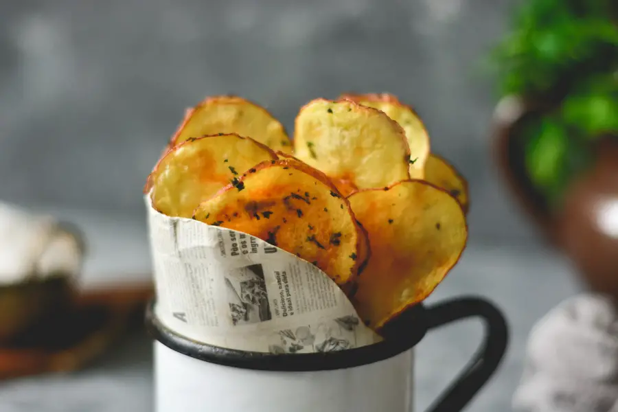 Chips batata caseiras
